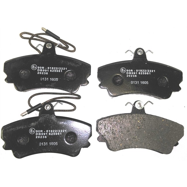 4 Plaquettes De Frein Norauto Nrp880