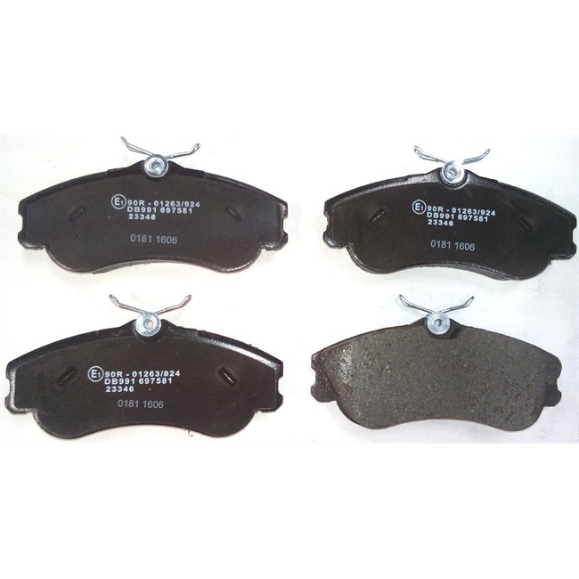 4 Plaquettes De Frein Norauto Nrp1477