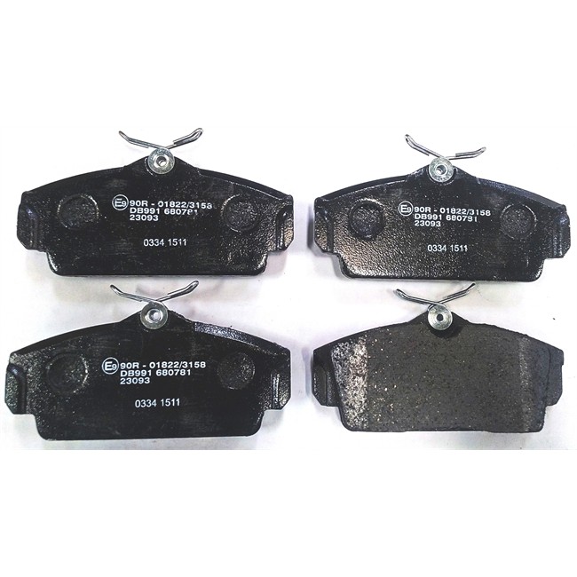 4 Plaquettes De Frein Norauto Nrp1096