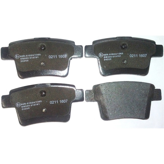 4 Plaquettes De Frein Norauto Nrp1885