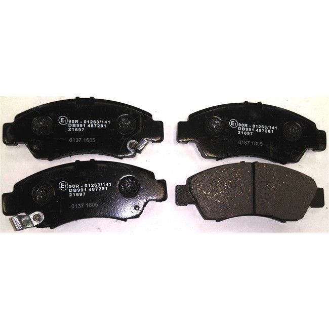 4 Plaquettes De Frein Norauto Nrp777