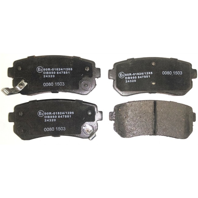 4 Plaquettes De Frein Norauto Nrp1956