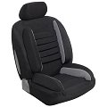 1 housse universelle si&egrave;ge avant voiture ROAD grand confort grise