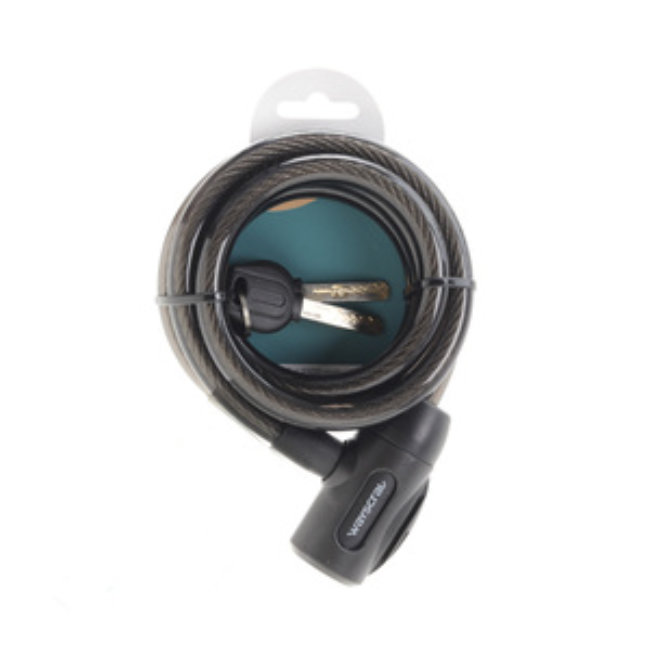 Antivol Spirale Câble Wayscral 12 X 150 Cm Pour Vélo