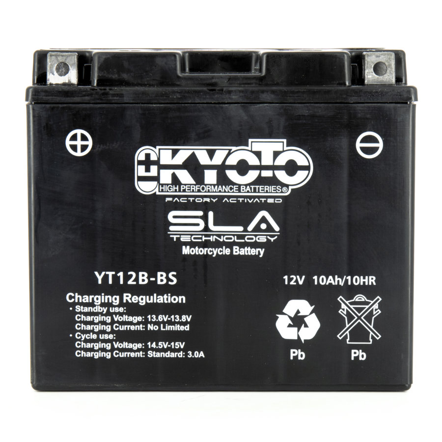 Batterie Moto KYOTO YT12B-BS : Norauto.fr