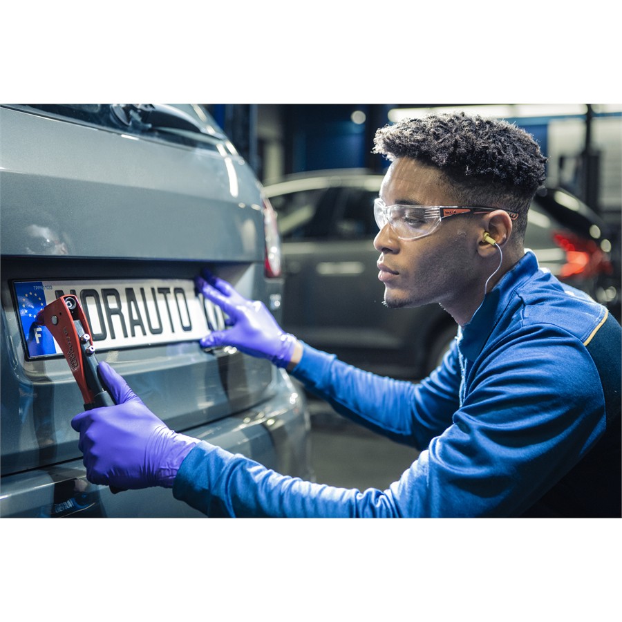 Plaque d'immatriculation aluminium Norauto.fr