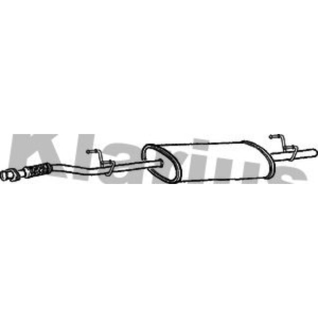 Silencieux Intermédiaire Klarius 270513