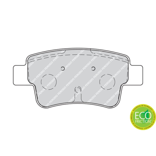 4 Plaquettes De Frein Ferodo Fdb1922