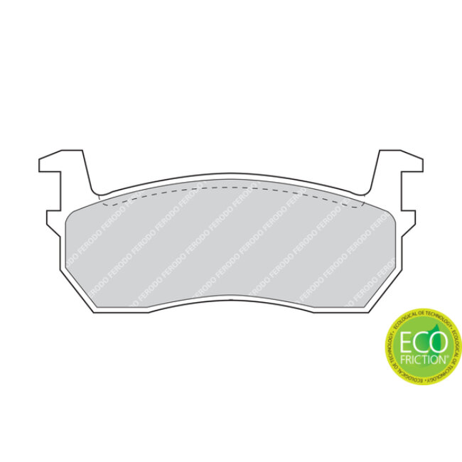 4 Plaquettes De Frein Ferodo Fdb316