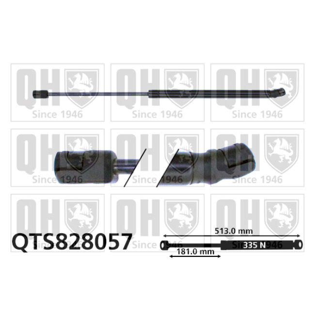 Vérin De Coffre Quinton Hazell Qts828057