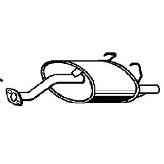 Silencieux Arrière Nps H430a75