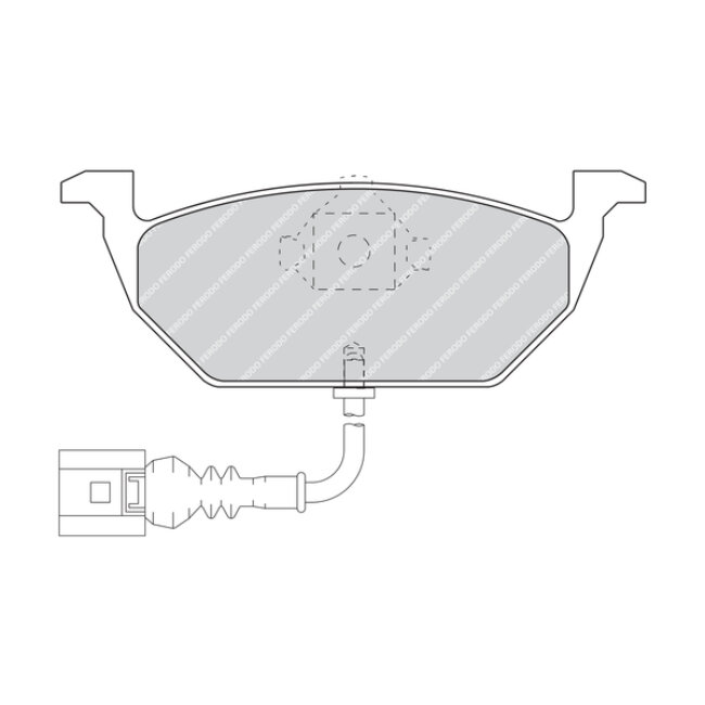 4 Plaquettes De Frein Ferodo Fdb5027