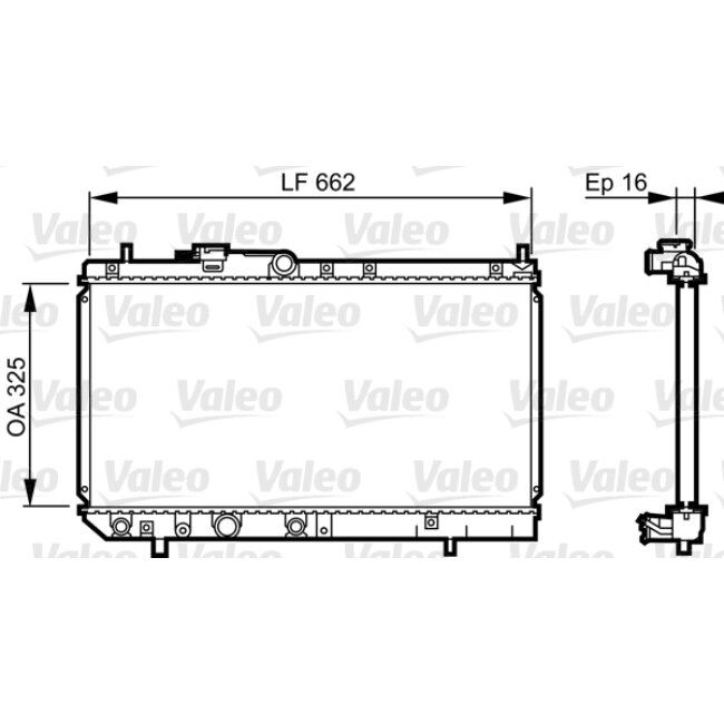 Radiateur De Refroidissement Valeo 731620