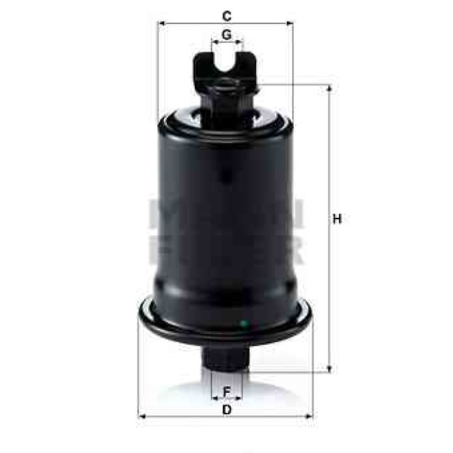 Filtre À Carburant Mann-filter Wk614/30