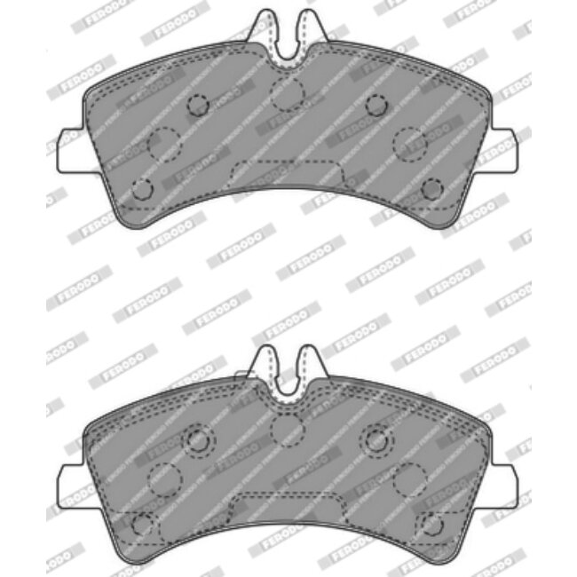 4 Plaquettes De Frein Ferodo Fvr4429
