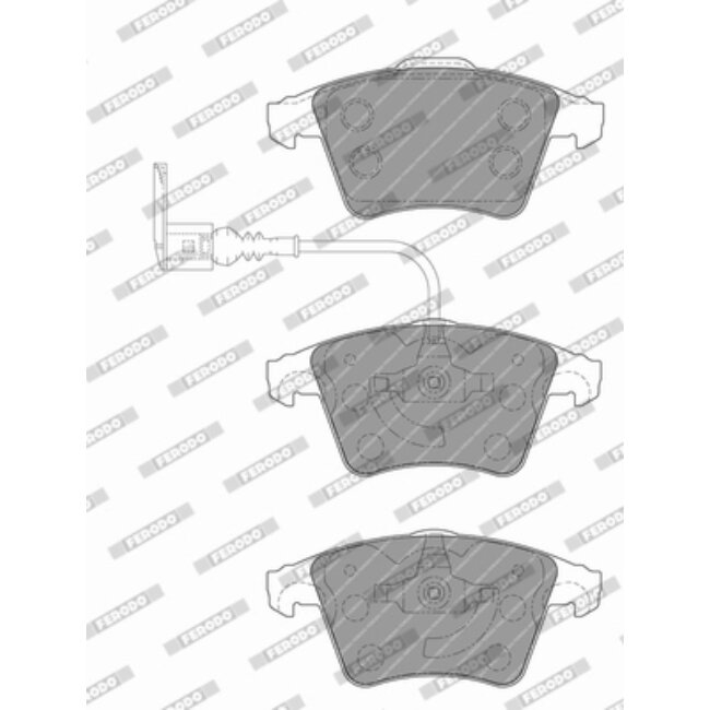 4 Plaquettes De Frein Ferodo Fvr1642