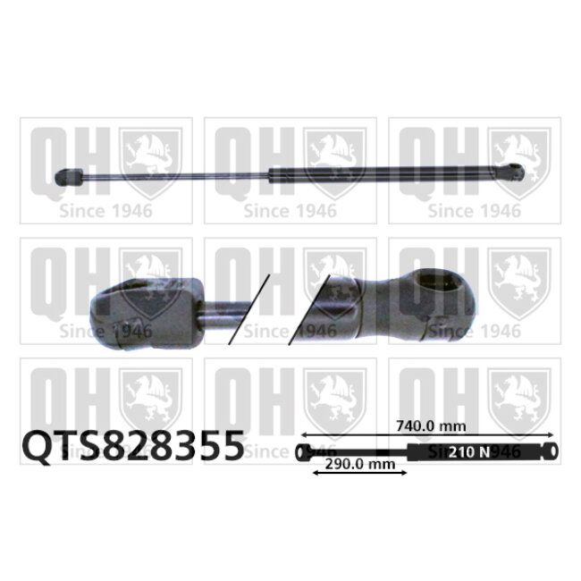 Vérin De Capot Quinton Hazell Qts828355