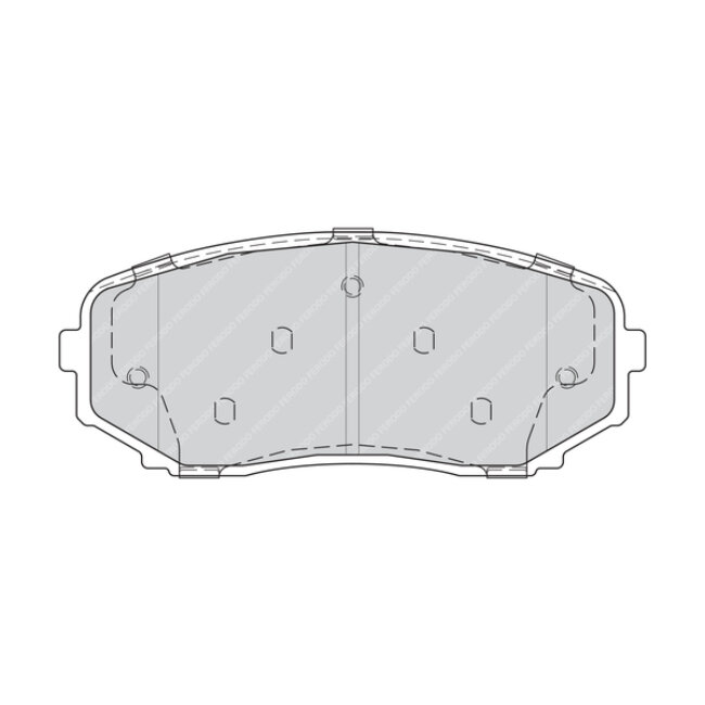 4 Plaquettes De Frein Ferodo Fdb4365