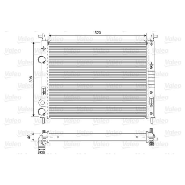 Radiateur De Refroidissement Valeo 701597