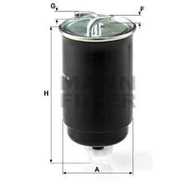 Filtre À Carburant Mann-filter Wk842/3