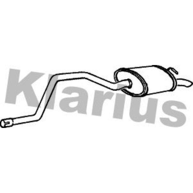 Silencieux Arrière Klarius 250107