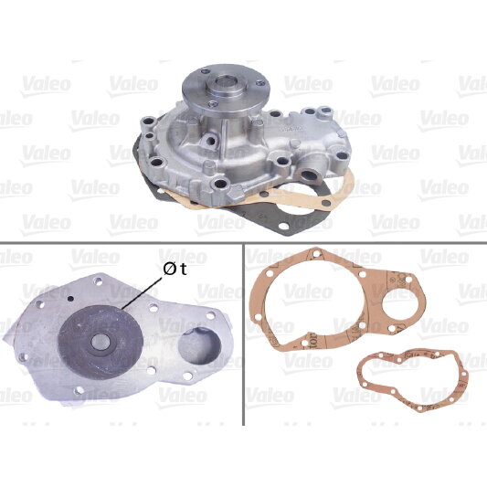 VALEO Pompe à Eau - Réf 506708 - Pour Circuit Refroidissement Moteur - Avec Joint