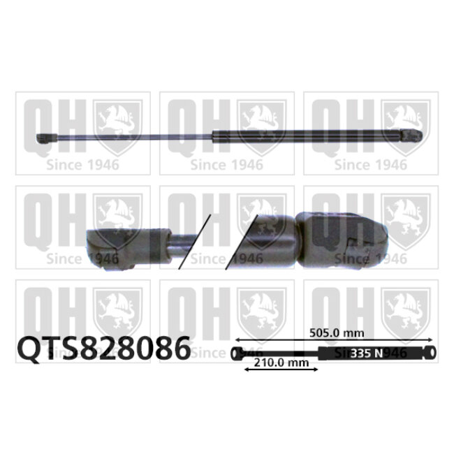 Vérin De Coffre Quinton Hazell Qts828086