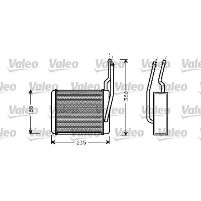 Radiateur De Chauffage Valeo 812274
