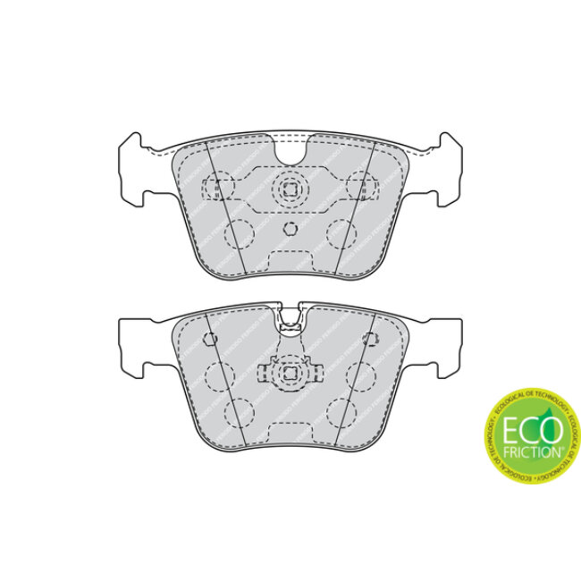 4 Plaquettes De Frein Ferodo Fdb4413