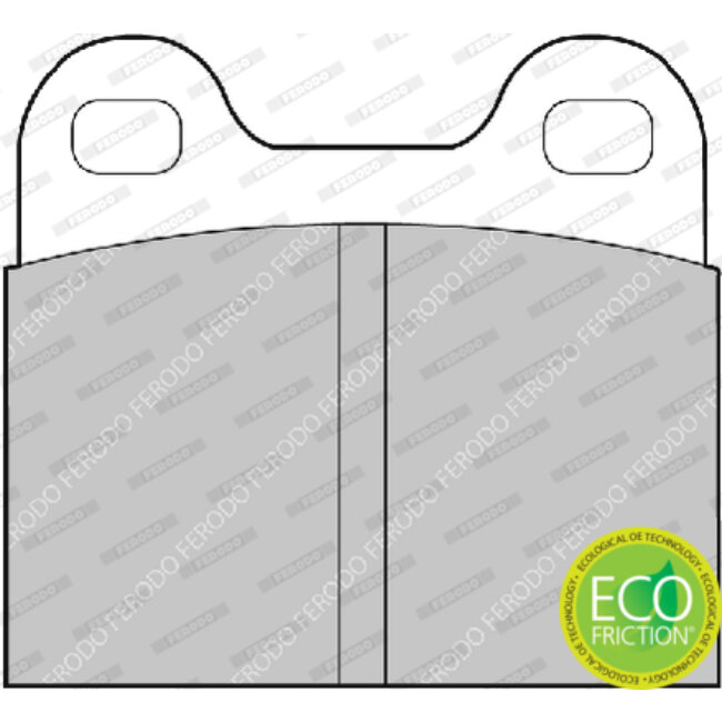 4 Plaquettes De Frein Ferodo Fdb3m
