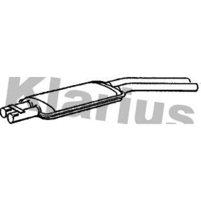 Silencieux Intermédiaire Klarius 230208