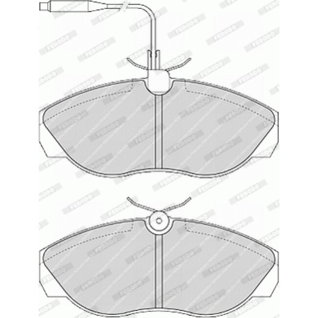 4 Plaquettes De Frein Ferodo Fvr967
