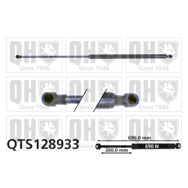 Vérin De Coffre Quinton Hazell Qts128933