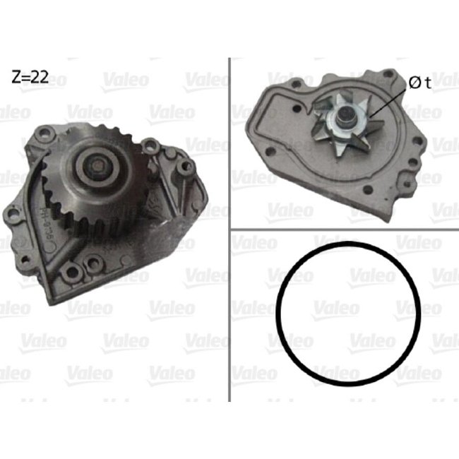 Pompe À Eau Valeo 506680