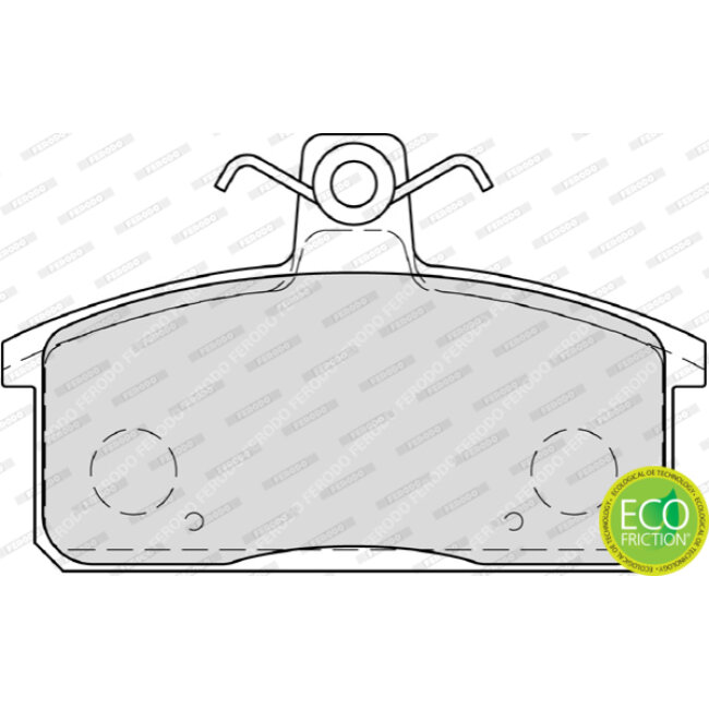 4 Plaquettes De Frein Ferodo Fdb4226