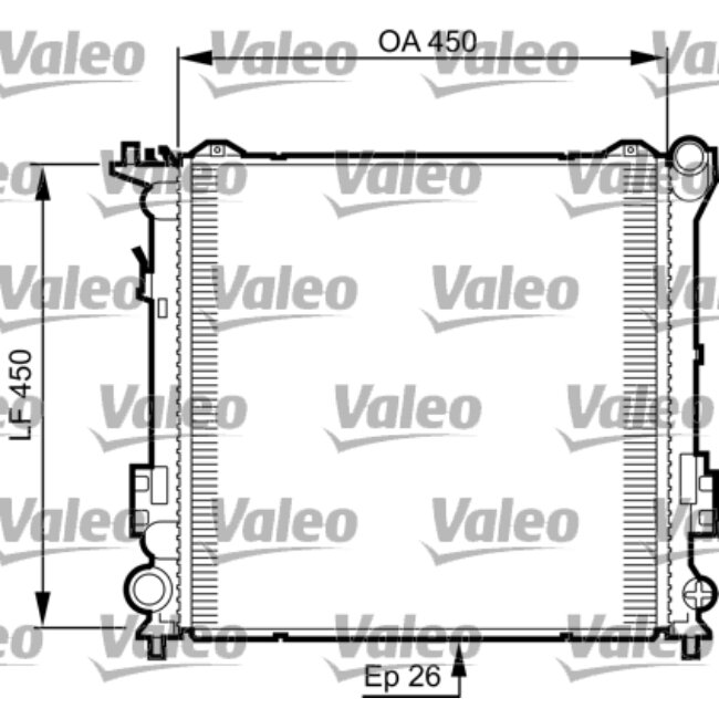Radiateur De Refroidissement Valeo 735504