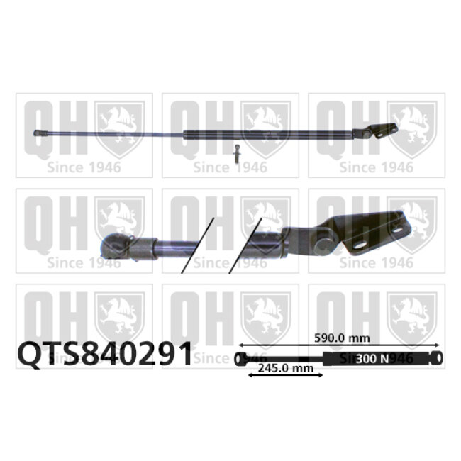 Vérin De Coffre Quinton Hazell Qts840291