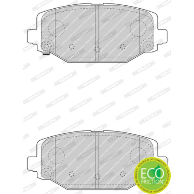 4 Plaquettes De Frein Ferodo Fdb4778
