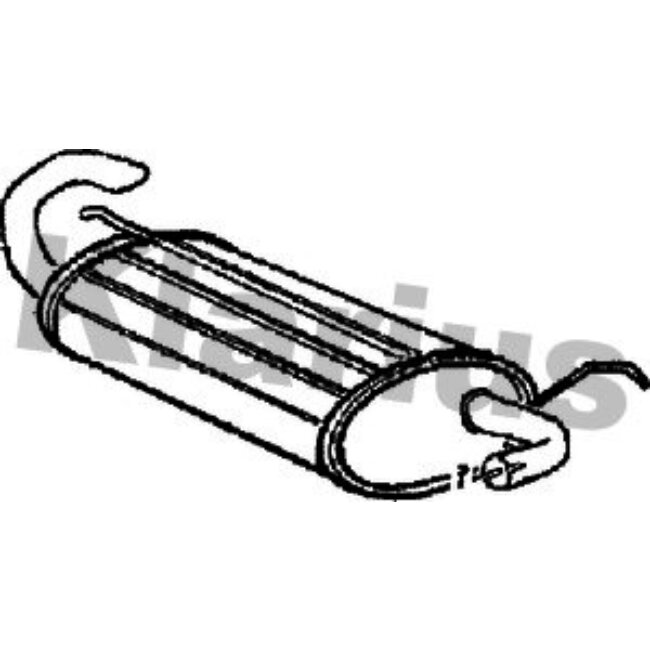 Silencieux Arrière Klarius 220629