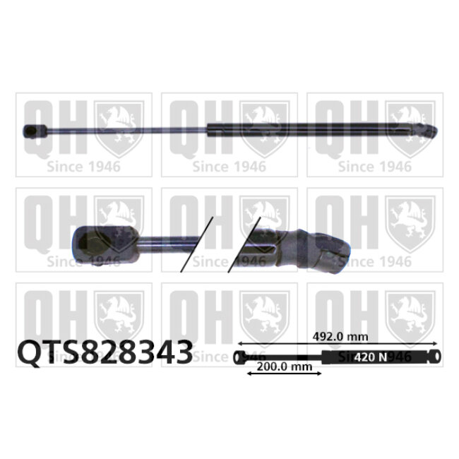 Vérin De Coffre Quinton Hazell Qts828343