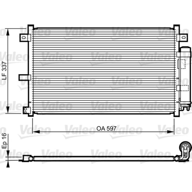 Condenseur Valeo 814227