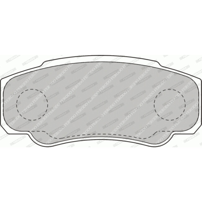 4 Plaquettes De Frein Ferodo Fvr1480