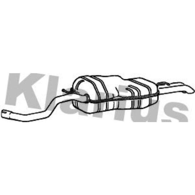 Silencieux Arrière Klarius 250715