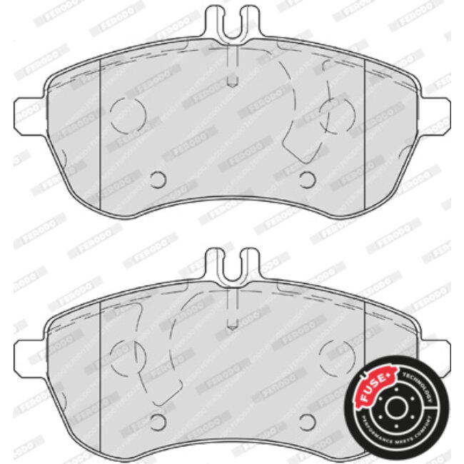 4 Plaquettes De Frein Ferodo Fdb4199