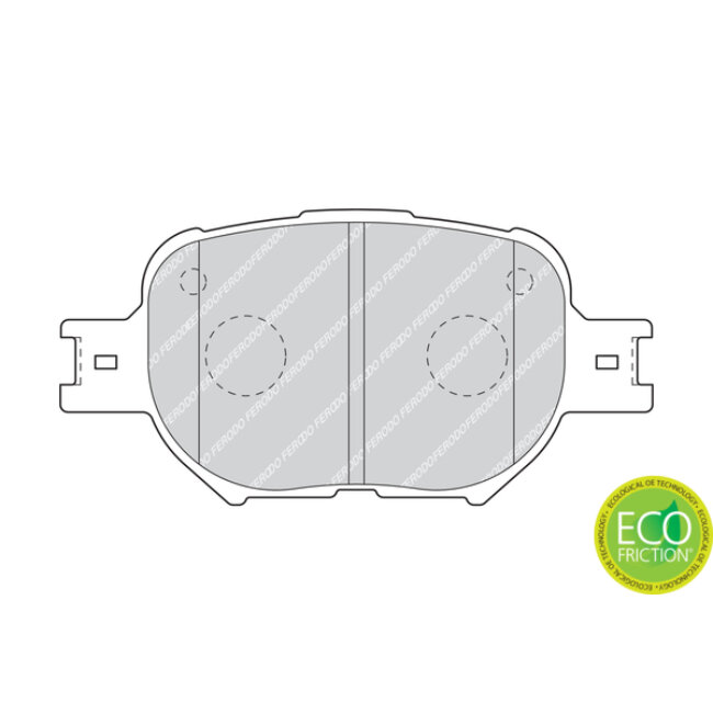 4 Plaquettes De Frein Ferodo Fdb1528