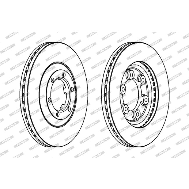2 Disques De Frein Ferodo Ddf693