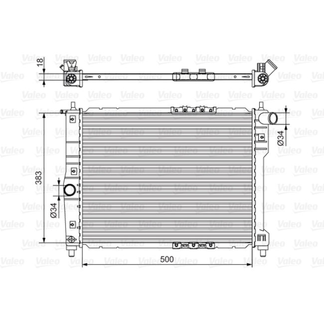 Radiateur De Refroidissement Valeo 701544