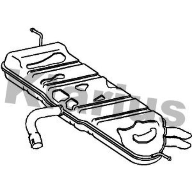 Silencieux Arrière Klarius 220969