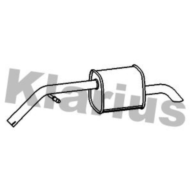 Silencieux Arrière Klarius 221141
