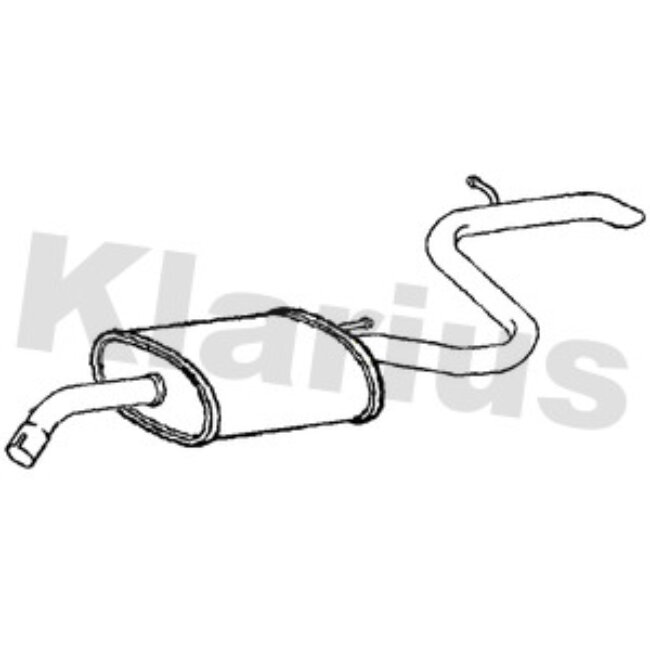 Silencieux Arrière Klarius 250904